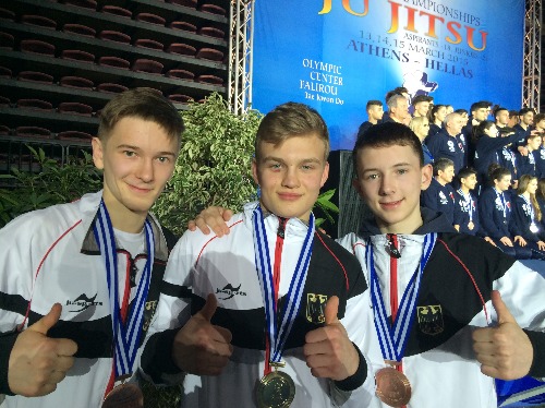 Ju-Jutsu: Leon Wehowsky ist U21-Weltmeister! Christian und Oliver holen Bronze!