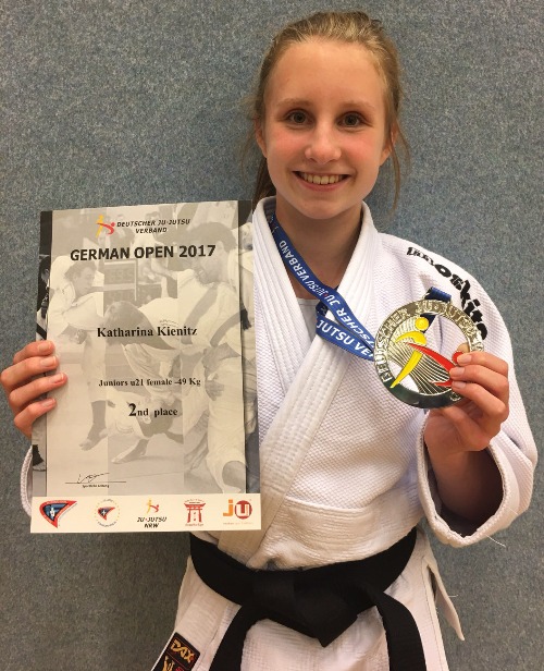 Ju-Jutsu: Silber für Katharina bei den German Open