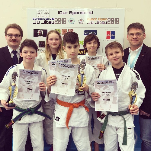 Ju-Jutsu: Zweimal Gold, einmal Silber und zweimal Bronze beim U15-Europa Cup
