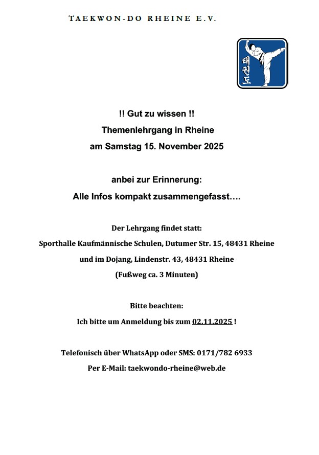 20251115 Themenlehrgang Rheine Ablauf 1