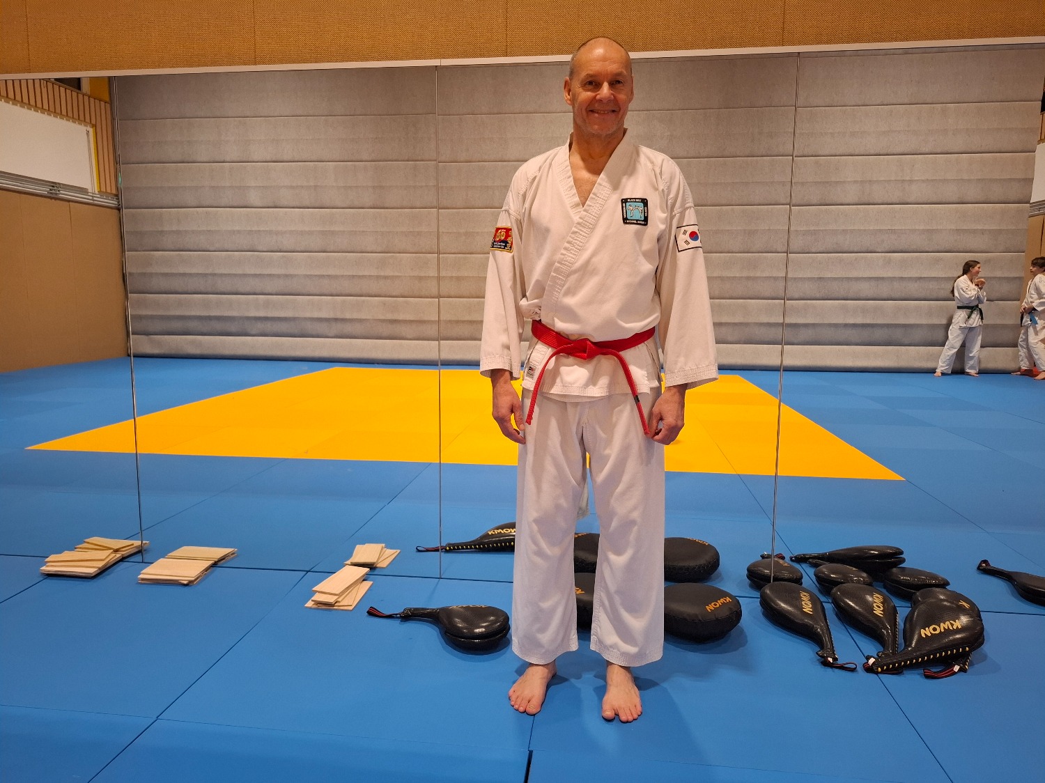 Taekwon-Do: Prüfung Sven bei Großmeister Michael Unruh